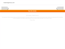 Tablet Screenshot of makemegenious.com